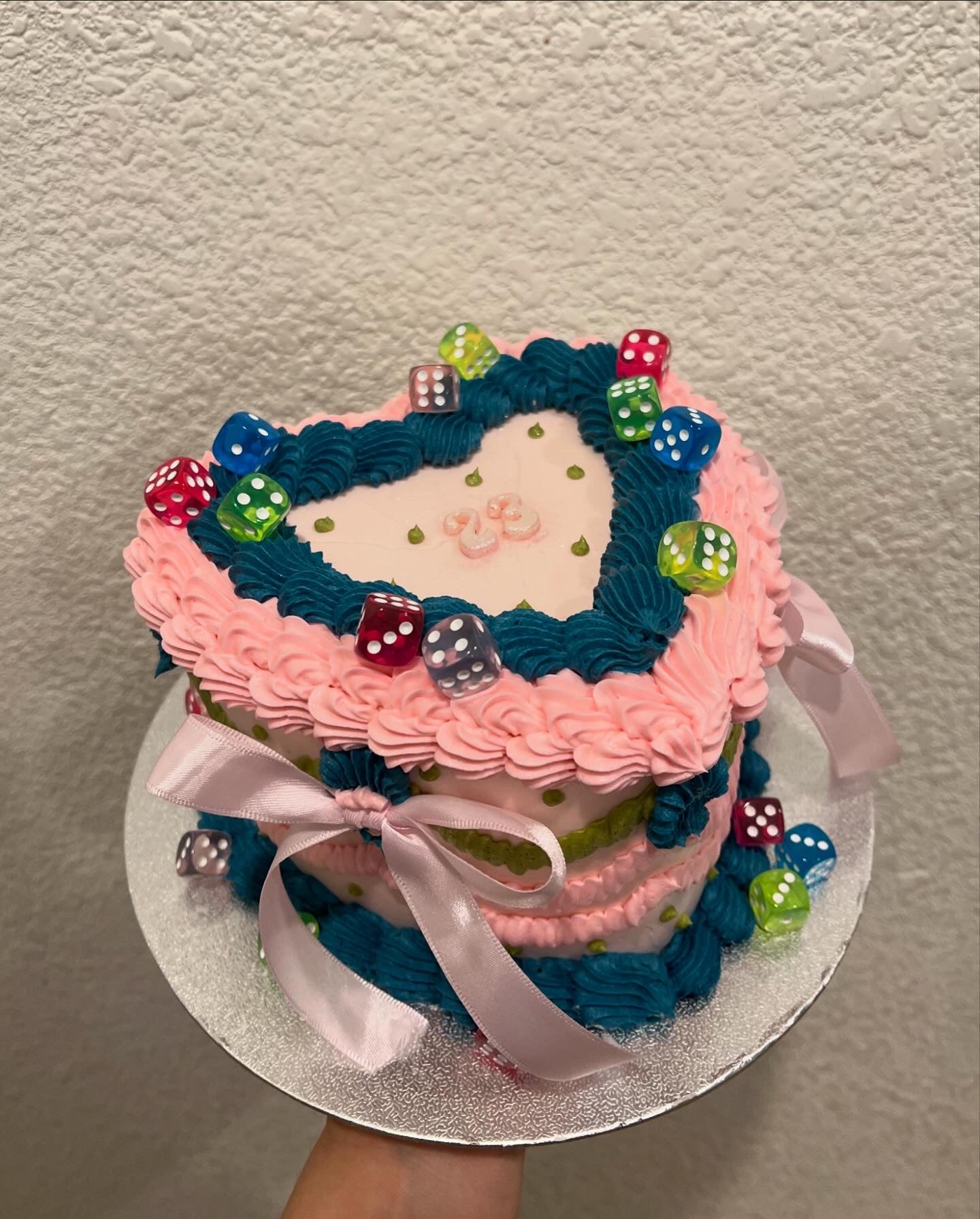 Dice Rainbow Cake