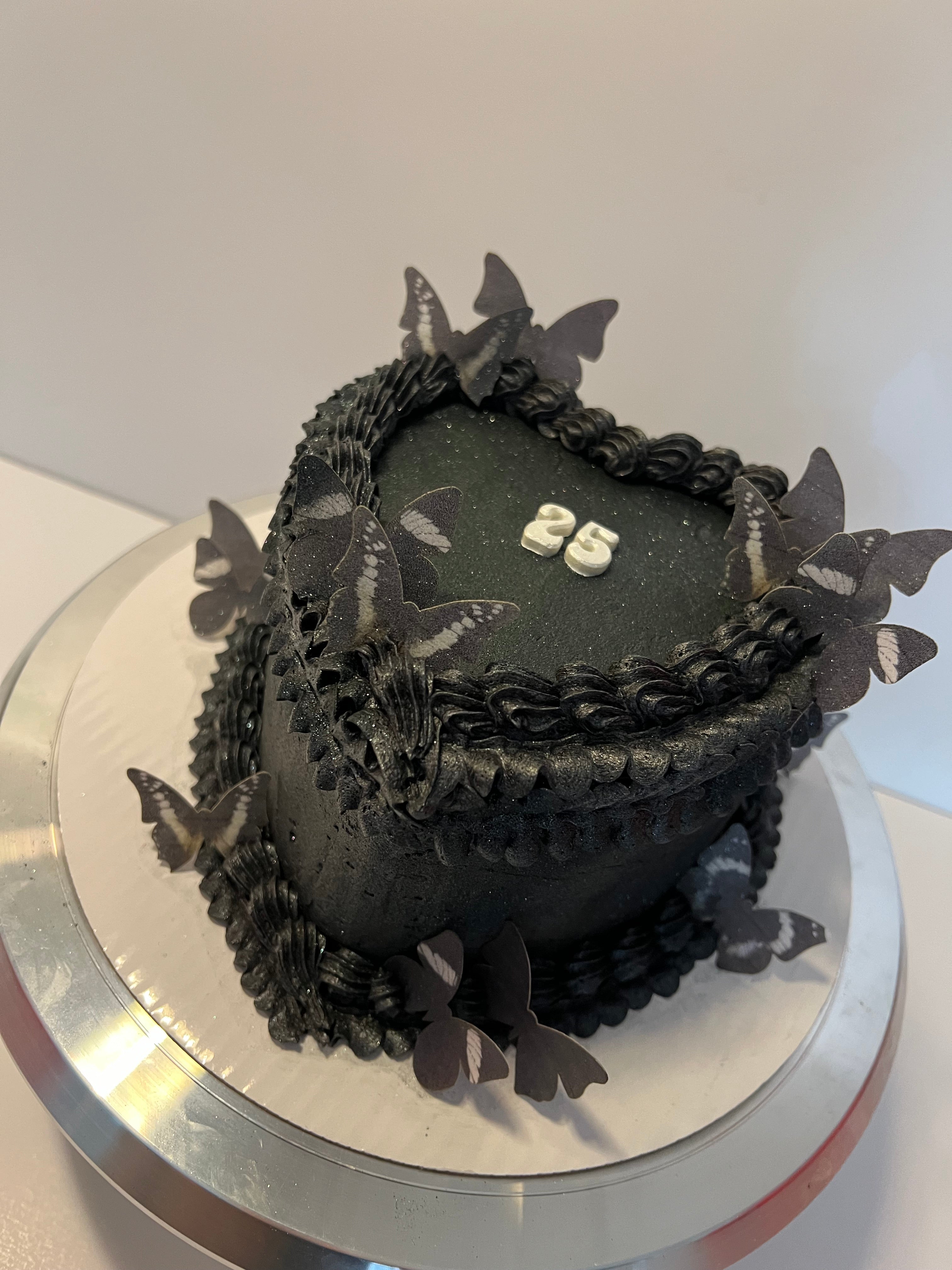 Black Butterfly Cake