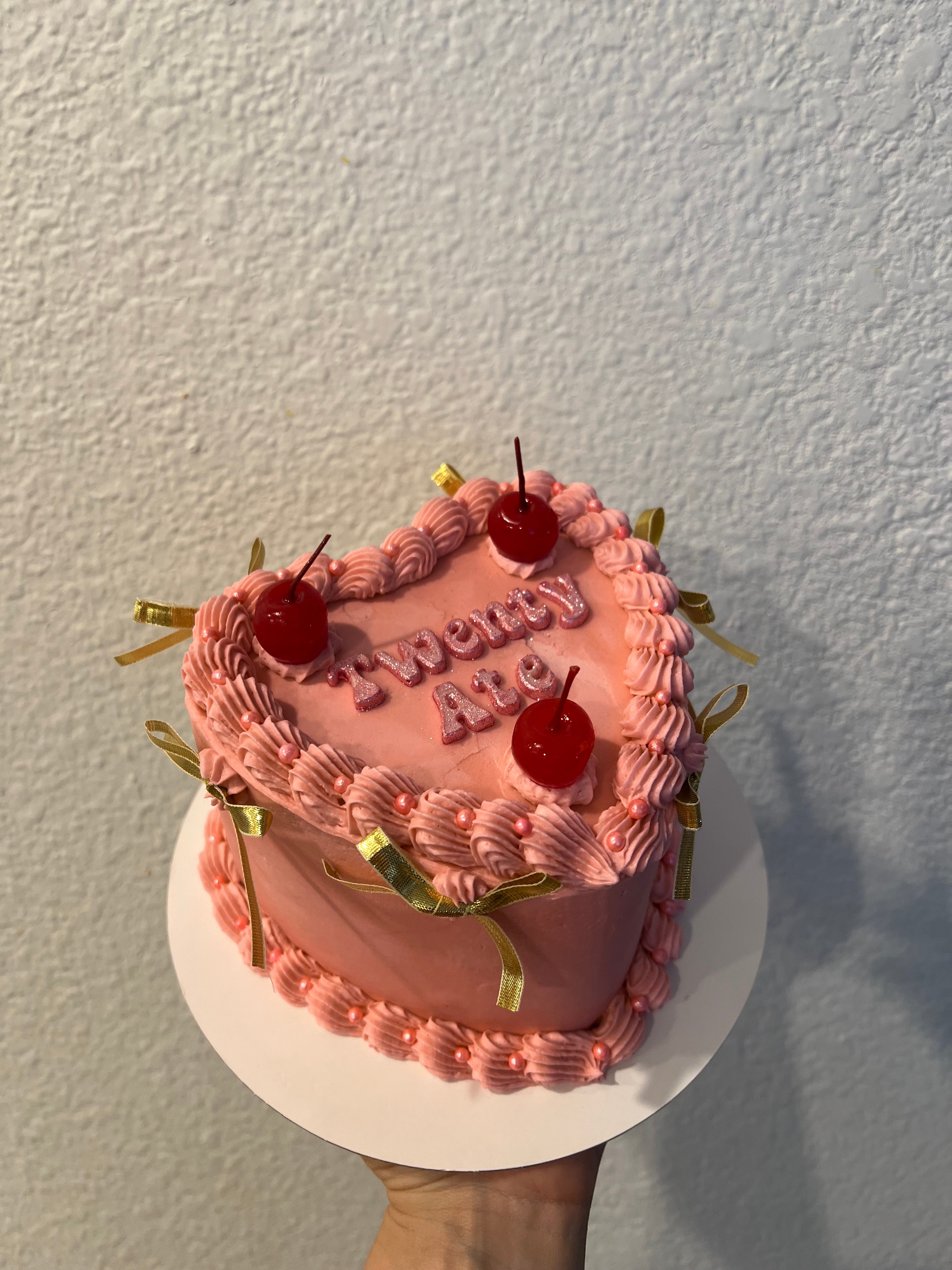 Cherry Bow Cake